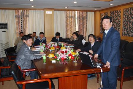 565net必赢客户端分党委书记、材料实验教学中心唐颂超做验收汇报